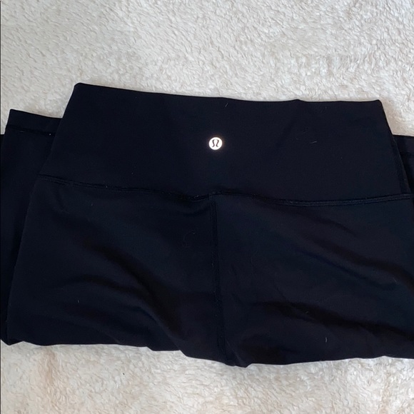 Lululemon Black Athletic Leggings - Picture 2 of 2